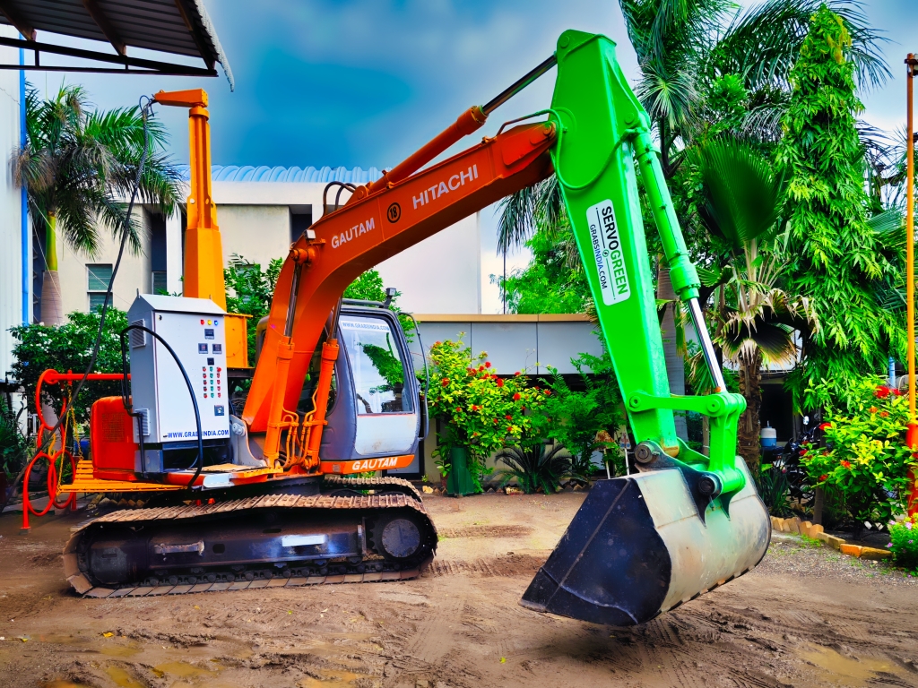convert your old diesel excavator - loader into electric